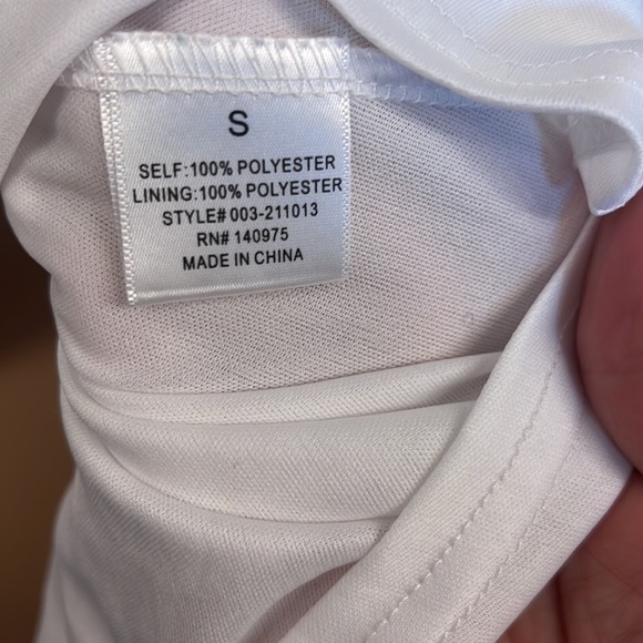 Miami Dress Women S White and Floral Metallic Thread Detail Wrap Style - Picture 12 of 12